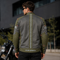 Blouson de moto en textile respirant et imperméable de qualité supérieure pour l'été, grande taille, équipement de protection