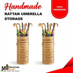 Sombrilla de Mimbre Artesanal - Product Image 1