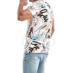 Camiseta de Hombre 100% Algodón con Logotipo Personalizado OEM, Último Modelo a Bajo Precio, Impresión de Alta Calidad, Ecológica, Transpirable, Tallas Grandes para Adultos - Product Image 5