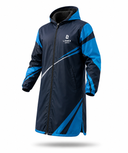 Chaqueta Parka Premium Personalizada para Natación, Impermeable, con Capucha, Forro Polar, Cierre Completo, Poliéster, para Entrenamiento en Piscina - Product Image 1