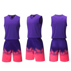 Top Trending Basketball Uniform Latest Design Good Quality Competitive Price Custom Logo Printed Moisture-Wicking Breathable - Product Image 5