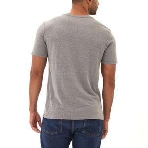 เสื้อยืดคอกวีผู้ชายทรงสลิมฟิต ระบายอากาศได้ดี รุ่นใหม่ล่าสุดประจำฤดูร้อนปี 2026  ผ้าถักลายเรียบ สีพื้น ผ้าฝ้าย 100% - Product Image 2