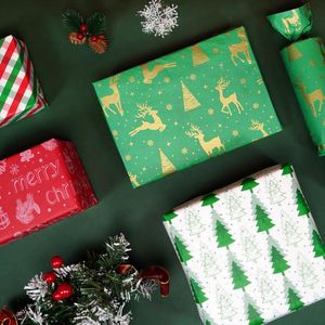 Confezione di 120 Fogli di Carta Velina Natalizia in 8 Colori Diversi, 15 Fogli Ciascuno, Set per Decorazioni Festive - Product Image 3