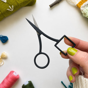 Premium Matte Circle <b>Square</b> Embroidery Scissors Sharp Fine Tip Stainless Steel Sewing <b>Tool</b> for Needlework and DIY Crafts - Product Image 2