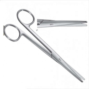 Tijeras Quirúrgicas Manuales Mayo Stille, Rectas y Curvas, de Acero Inoxidable Alemán, Reutilizables, Instrumento de Corte y Disección, con Certificación CE - Product Image 1