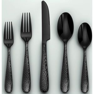 Decorative stainless steel cutlery set for kitchen dining <b>table</b> durable rust resistant polished finish modern stylish design - Product Image 3