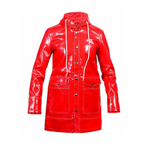 Chaqueta de Invierno Unisex de Cuero PVC - Chaqueta Bomber de Alta Calidad con Logotipo Frontal Personalizable, Estilo Urbano - Product Image 3