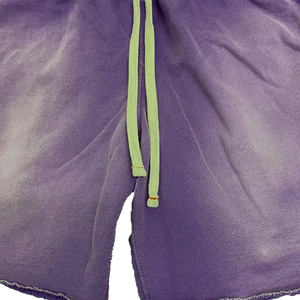Pantalones Cortos Deportivos Desgastados con Efecto Deslavado por el Sol, con Cordones Largos, Estampado 3D Personalizado, 100% Algodón, Bordes Crudos, Pantalones Cortos de Verano con Lavado Ácido para Hombre - Product Image 5
