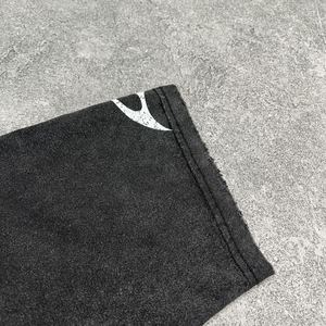 Y2K Acid <b>Wash</b> Streetwear Oversized T-Shirts Custom Print Logo Loose Fit Drop Shoulder Tee Short Sleeves Vintage Stylish T-Shirt - Product Image 5