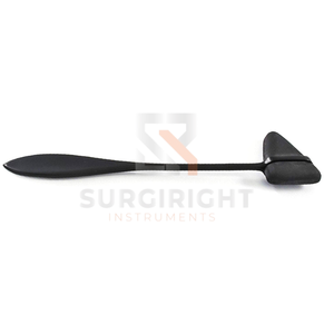 Marteau de réflexe neurologique Black Taylor Tomahawk pour examen neurologique, outil pour médecins, infirmières, thérapeutes, chirurgiens, certifié CE - Product Image 3