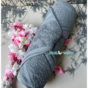 Antimicrobial Woven Terry Cotton Solid Color Adult Bath Towel - Product Image 1