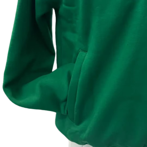 Sudadera de Forro Polar Verde con Cierre de Cremallera de un Cuarto para Mujer, con Letras Griegas, de Invierno, Calidad Premium, Casual, de Sorority Inc. - Product Image 5