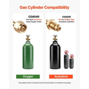 Kit de chalumeau oxyacétylène avec clapets anti-retour de 5 mm, ensemble professionnel de soudage et de découpe au gaz haute performance - Product Image 3