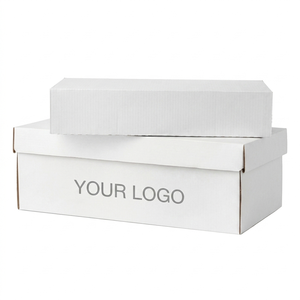 Recyclable Shoes Clothing Packaging <b>Boxes</b> Custom Flexographic Printing Apparel Shipping Mailer Cardboard Garment <b>Storage</b> Carton - Product Image 3