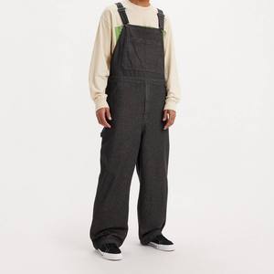 Salopette en jean personnalisée pour homme, coupe ample, en coton, avec bretelles réglables, séchage rapide, vêtements d'extérieur pour les acheteurs en gros - Product Image 2