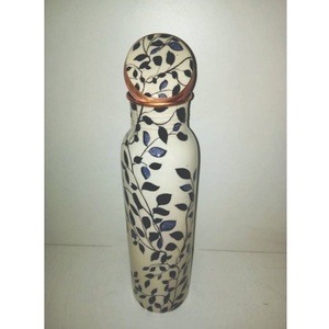 Signature Copper Water <b>Bottle</b> Manufactured for High End Retail Corporate Branding and International Business Supply Chains - Product Image 1