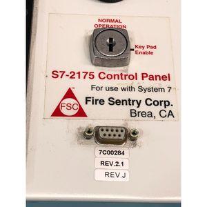 <b>Fire</b> Sentry S7-2175 Control Panel For System <b>7</b> - Trusted Global Legacy Semiconductor Equipment and Parts at - Product Image 4