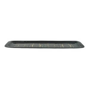 Plateaux décoratifs en fer à motif de mors de cheval doré pour servir des collations, des boissons, pour une utilisation en café, plateaux en fer pour aliments, plateaux en métal pour restaurants - Product Image 1