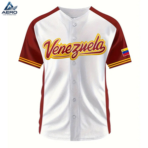 Camiseta de Béisbol de Manga Corta con Cuello en V para Hombre, Bordado de la Más Alta Calidad 2026, Cómoda para Entrenamiento y Competencia - Product Image 2