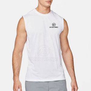 Chemises sans manches pour hommes, décontractées, pour la gym, le fitness, la musculation, l'été, en coton, pour l'entraînement - Product Image 4