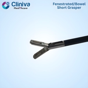<b>Laparoscopic</b> Bowel-Fenestrated Short Grasper Manual <b>Laparoscopic</b> <b>Instruments</b> Surgical <b>Instrument</b> Set - Product Image 3