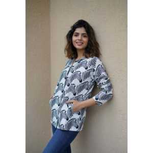 Camisa estilo chaqueta Zippy Zebra talla XS - Product Image 5