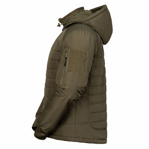 Chaqueta Safari para Hombre con Logotipo Personalizado, Chaqueta Utilitaria con Capucha para Exteriores, Ligera, Resistente al Viento, Informal, con Cierre, para Caza y Viajes - Product Image 3