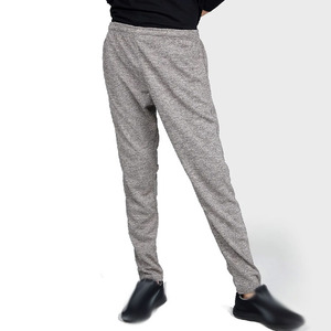 2025 New Arrivals Lightweight Canvas <b>Elastic</b> <b>Waist</b> <b>Trousers</b> Gym Fitness Workout Wear Sweat Wicking Quick Dry Relaxed Fit Cotton - Product Image 3