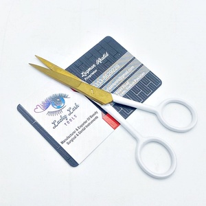 ชุดต่อผมแบบยั่งยืนแบบกำหนดเองกรรไกรสเตนเลสสตีลสีทองและสีขาวล้วนพร้อมกระเป๋าผู้นำฉลากส่วนตัว - Product Image 3