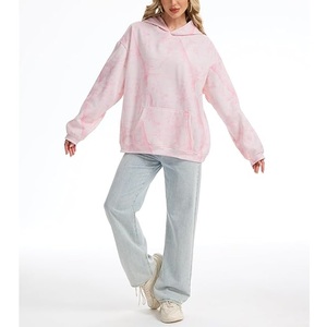 Nouveauté : Sweat à capuche pour femme en coton 100 %, manches longues, col tombant, imprimé, confortable, hiver, personnalisable - Product Image 5