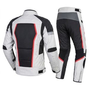 Traje de Motociclismo Deportivo Personalizado de Cordura, Resistente al Viento, Impermeable, Chaqueta y Pantalón Textiles, Traje de Carreras para Motociclistas, 220g - Product Image 2
