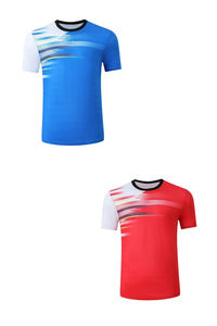 Camisetas de Tenis de Mesa Sublimadas Transpirables de Alta Calidad, Camiseta de Entrenamiento Blanca de Secado Rápido para Hombre y Mujer, Camisetas de Bádminton, Uniformes - Product Image 2