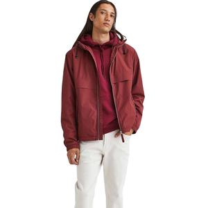 60/40 FLEECE HOODIE ORGANIC <b>MAROON</b> COLOR SWEAT SHIRT HOODIES - Product Image 2