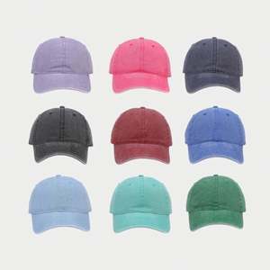 Gorra de Béisbol de Alta Calidad, Lavada, Simple, Ligera, con Visera, para Mujer, Primavera/Verano, Protección Solar para Exteriores - Product Image 1