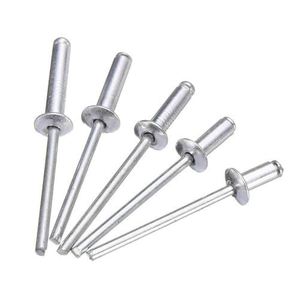 Remaches Ciegos de Cabeza Abombada de Acero Inoxidable y Aluminio para Fijación Industrial, con Mandril, Fácil Instalación, Conexiones Fuertes y Confiables para Puertas - Product Image 3