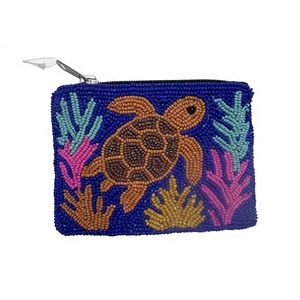 กระเป๋าถือผ้าฝ้ายปักลายสไตล์โบฮีเมียนอินเดีย งานแฮนด์เมด ประดับลูกปัด สำหรับผู้หญิง ขนาดเล็ก เหมาะสำหรับงานกลางคืน คุณภาพสูง แบบสะพายข้าง - Product Image 1