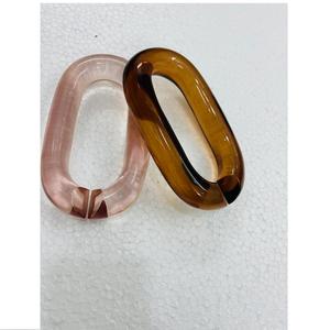 Maillons de chaîne en résine, chaîne à maillons en résine, maillons de chaîne en polyrésine, maillons de chaîne en résine décoratifs, maillons de chaîne en résine acrylique - Product Image 2