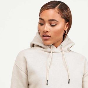 Sudadera con Capucha Completa para Mujer, Tallas Grandes, 100% Algodón, Estilo Hip Hop, Bordado 3D, Invierno, Tejida, Precio de Fábrica - Product Image 5