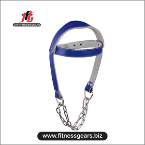 JUST FITNESS GEARS Customized Professional Heavy-Duty Cowhide Head Harness Powerlifting Gym Fitness Safety Equipment Workout - Product Image 1