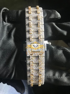 Reloj de Pulsera de Lujo con Esfera de Moissanita y Acero Inoxidable, 41 mm, Movimiento Mecánico Automático Analógico, Resistente al Agua 3 BAR, Cierre Oculto - Product Image 4