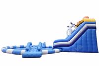Parc aquatique gonflable Lilytoys, matériau PVC de haute qualité, château aquatique gonflable, aire de jeux aquatique gonflable pour usage commercial