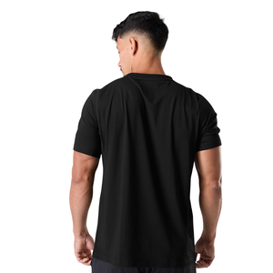 Camiseta Deportiva de Manga Corta para Hombre, Corte Ajustado, para Gimnasio, Entrenamiento, Suave, Elástica, de Alto Rendimiento, Suministro al por Mayor OEM - Product Image 4