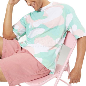 T-shirt pour homme à coupe ample, tissu doux au toucher, confortable, à porter longtemps - Product Image 5