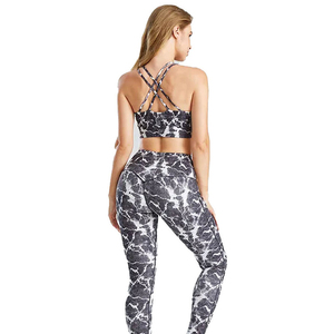 High Quality Women's Yoga Set Lace Front Breathable Fitness Wear New Fashionable Lightweight Plus Size Seamless Solid - Product Image 4