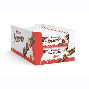 Barra de Chocolate Blanco Kinder Bueno 39g - Oferta Exclusiva B2B al por Mayor para Supermercados y Exportación Internacional - Product Image 1