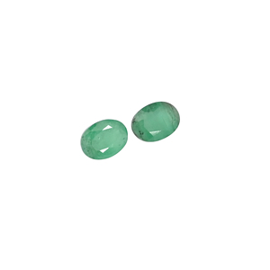Pierre précieuse naturelle en émeraude de forme ovale, 8x6 mm, 0,80 carat, pour la fabrication de bijoux - Product Image 4