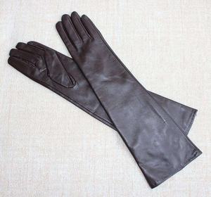 ถุงมือยาวสไตล์ลาเท็กซ์ PU เงางามสำหรับผู้หญิง ทรงโอเปร่า ยาวถึงข้อศอก ดีไซน์เปียกชุ่ม แฟชั่นสำหรับงานปาร์ตี้ คอสเพลย์ และการแสดง - Product Image 5