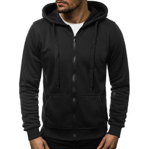 Sudadera con Capucha de Felpa Gruesa de Algodón con Logotipo Personalizado, con Bolsillo, Transpirable, de Secado Rápido, Corte Regular, para Hombre, Talla Grande, Invierno - Product Image 1