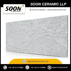 กระเบื้องเซรามิก SOON CERAMIC รุ่น Marble DOVER WHITE 7D แคลไซต์แผ่นใหญ่ ขัดเงา ทันสมัย เป็นมิตรกับสิ่งแวดล้อม ดีไซน์แบบ 3 มิติ สำหรับตกแต่งผนังห้องนั่งเล่น - Product Image 3