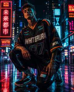 เสื้อบาสเก็ตบอลคอกลมแขนสั้นสำหรับผู้ชาย Whiteaura ผ้าโพลีเอสเตอร์ 100% ระบายอากาศได้ดี ทรงปกติ พิมพ์ชื่อทีม - Product Image 3